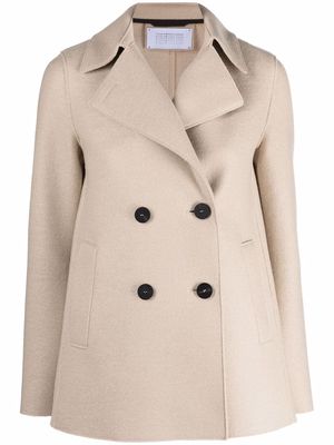 Harris Wharf London double-breasted fitted jacket - Neutrals