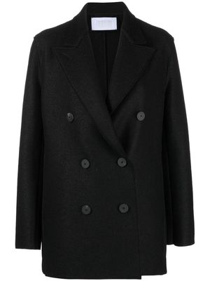 Harris Wharf London double-breasted wool blazer - Black