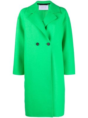 Harris Wharf London double-breasted wool coat - Green