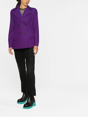 Harris Wharf London double-breasted wool jacket - Purple