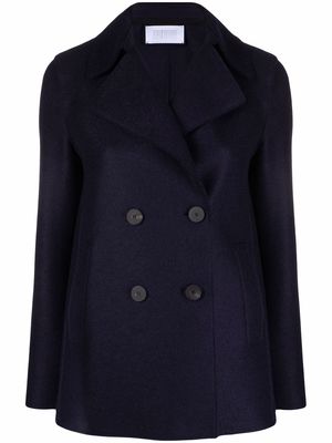 Harris Wharf London double-breasted wool peacoat - Blue