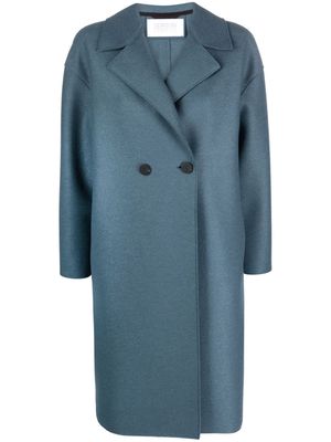 Harris Wharf London drop-shoulder double-breasted coat - Blue
