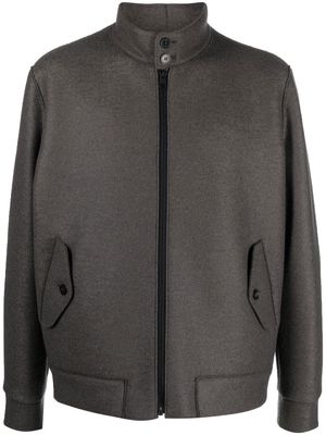 Harris Wharf London front zipped-up fastening jacket - Grey