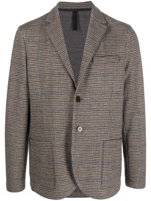 Harris Wharf London houndstooth-pattern virgin wool blazer - Neutrals