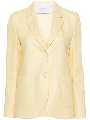 Harris Wharf London knitted single-breasted blazer - Yellow