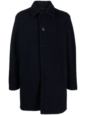 Harris Wharf London Mac single-breasted coat - Blue