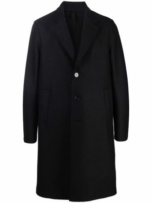 Harris Wharf London notched-lapels single-breasted coat - Black