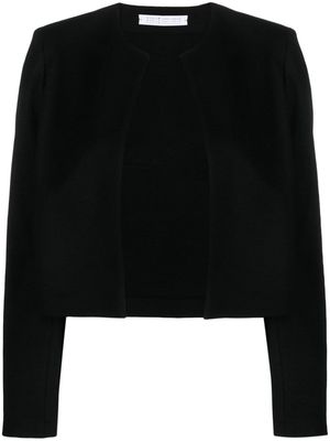 Harris Wharf London open-front wool jacket - Black