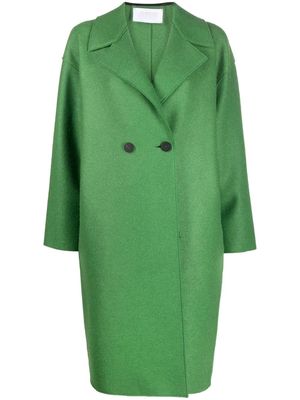 Harris Wharf London oversized double-breasted coat - Green