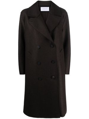Harris Wharf London peak-lapels wool coat - Brown