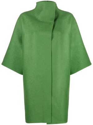 Harris Wharf London pressed wool kimono coat - Green