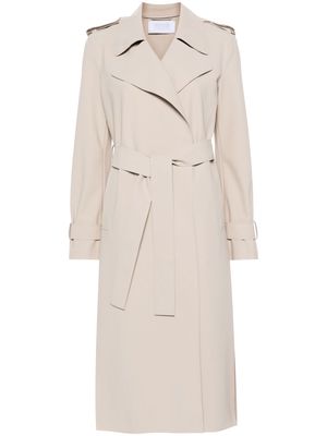 Harris Wharf London scuba trench coat - Neutrals