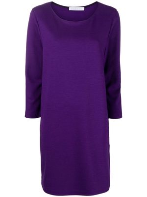 Harris Wharf London shift long-sleeved dress - Purple