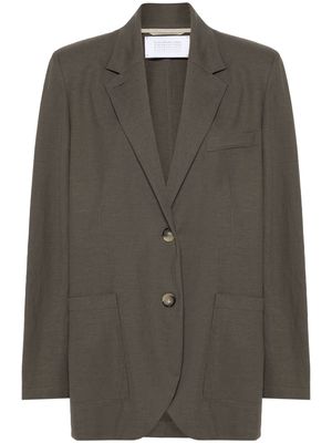 Harris Wharf London single-breasted blazer - Brown