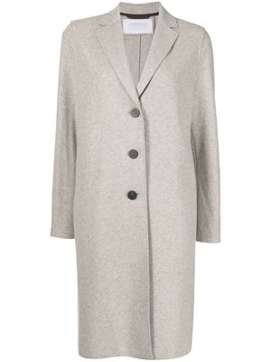 Harris Wharf London single-breasted cashmere coat - Grey