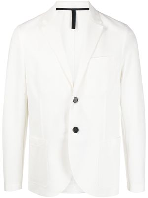 Harris Wharf London single-breasted cotton blazer - White