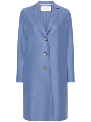 Harris Wharf London single-breasted felted coat - Blue