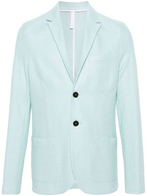 Harris Wharf London single-breasted honeycomb blazer - Blue