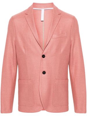 Harris Wharf London single-breasted honeycomb blazer - Pink