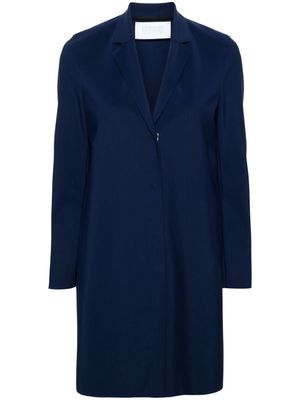 Harris Wharf London single-breasted scuba coat - Blue