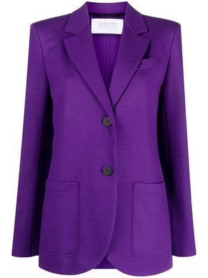 Harris Wharf London single-breasted wool blazer - Purple