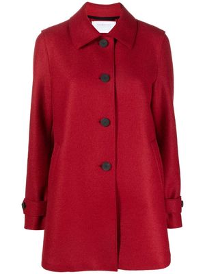 Harris Wharf London single-breasted wool coat - Red