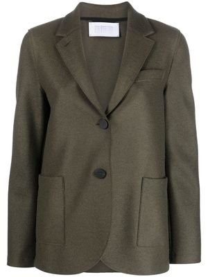 Harris Wharf London single-breasted wool jacket - Green