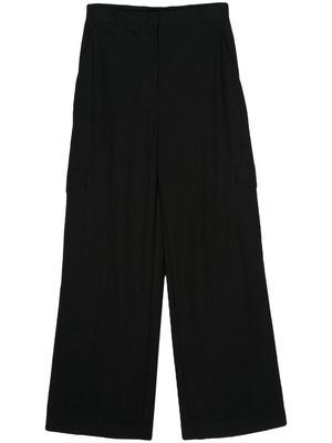 Harris Wharf London straight-leg cargo trousers - Black