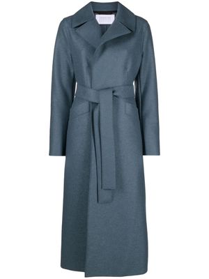 Harris Wharf London virgin wool coat - Blue