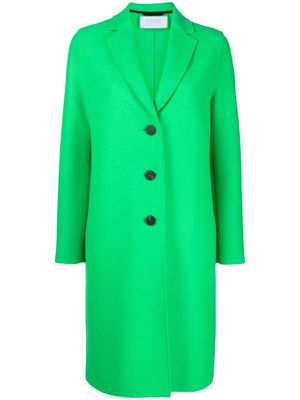 Harris Wharf London virgin-wool single-breasted coat - Green