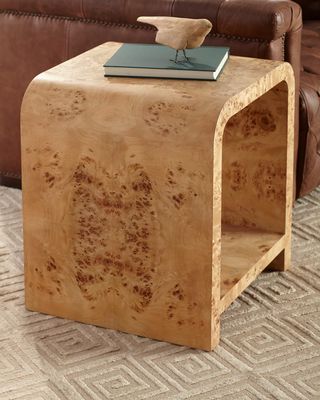 Harrison Burlwood Side Table