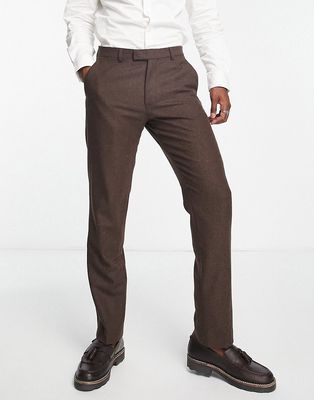Harry Brown Wedding wool mix slim fit suit pants
