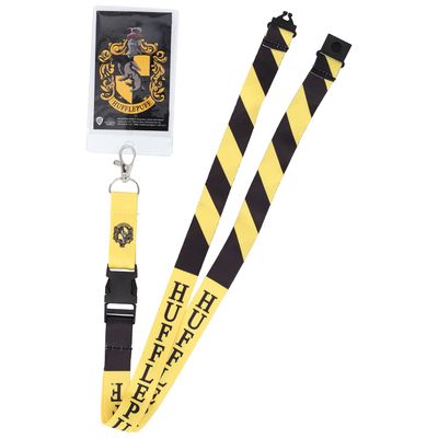 Harry Potter Hufflepuff Reversible Lanyard with ID Holder