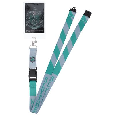 Harry Potter Slytherin Reversible Lanyard with ID Holder