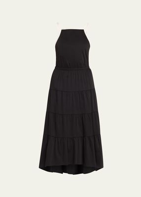 Hartley Gathered Midi-Dress