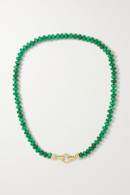Harwell Godfrey - Foundation 18-karat Gold Malachite Necklace - one size