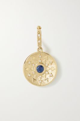 Harwell Godfrey - Mini Sun 18-karat Gold, Sapphire And Diamond Pendant - one size