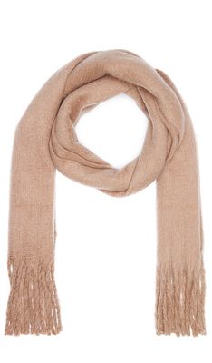 Hat Attack Chic Solid Scarf in Tan.