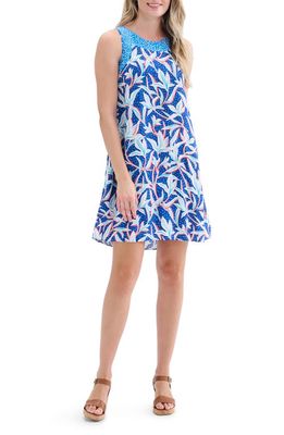 Hatley Meghan Sunside Flowers A-Line Dress in Blue