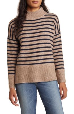 Hatley Mock Neck Tunic Sweater in Natural