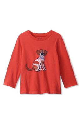 Hatley The Pups Embroidered Long Sleeve T-Shirt