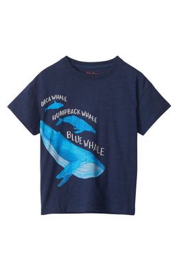 Hatley Whale Cotton Graphic Tee in Blue