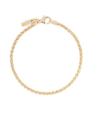 Hatton Labs 18kt gold-plated wheat-chain bracelet