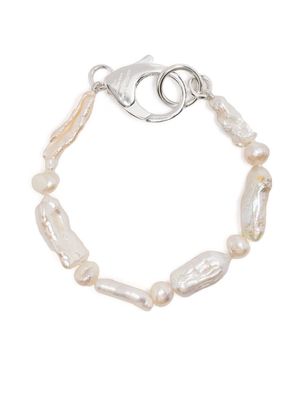 Hatton Labs Baroque Mix pearl bracelet - White