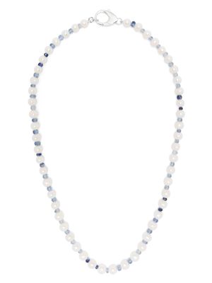 Hatton Labs crystal-embellished pearl necklace - White