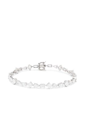 Hatton Labs crystal-embellished silver bracelet