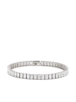 Hatton Labs crystal-embellished sterling silver bracelet