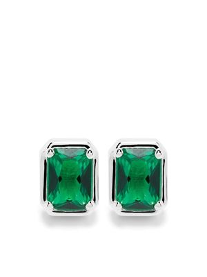 Hatton Labs cubic zirconia stud earrings - Green