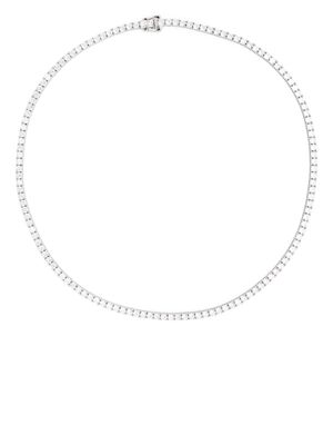 Hatton Labs cubic zirconia tennis necklace - White