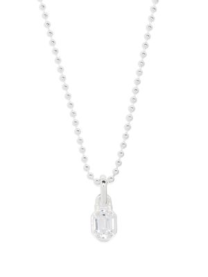 Hatton Labs gemstone-pendant ball-chain necklace - Silver
